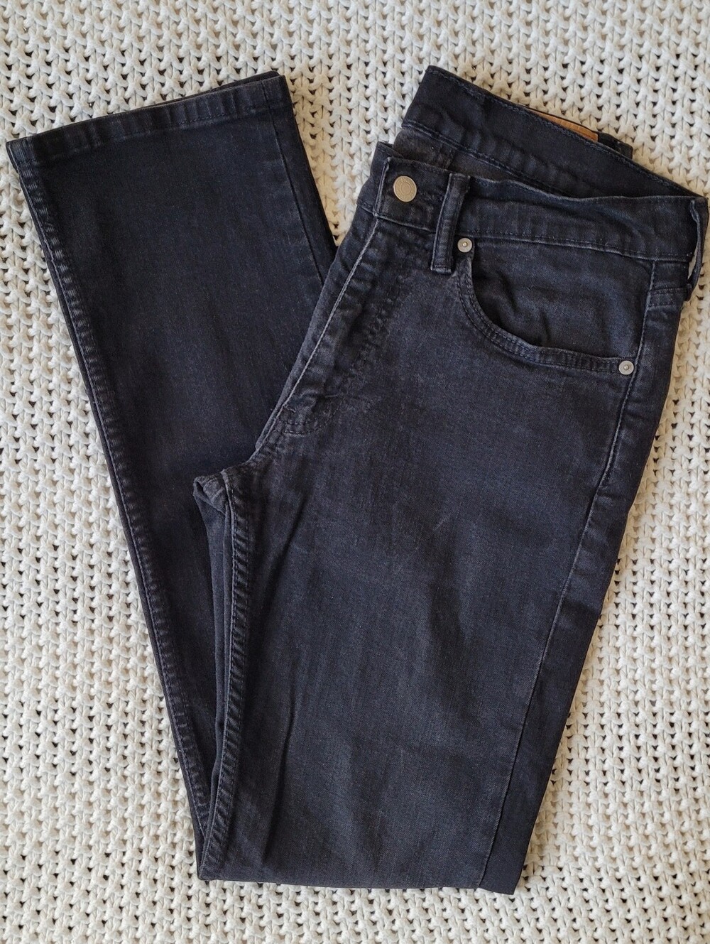 Levi's Men's 514 Straight Jeans In Black, W32 X L34